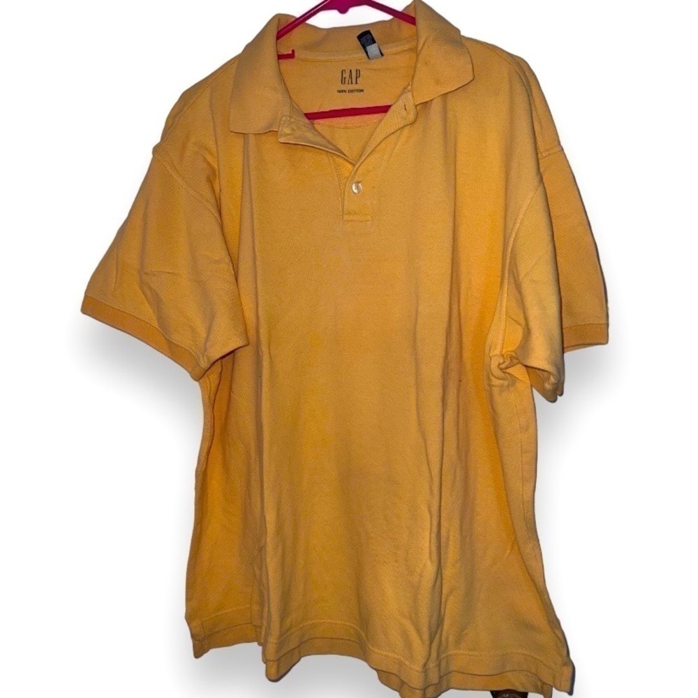 Gap gold polo, XL, gently used.